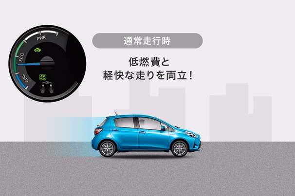 モーターとエンジンを効率よく駆動