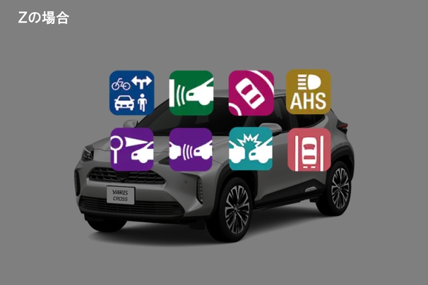 安全装備ヤリスクロス